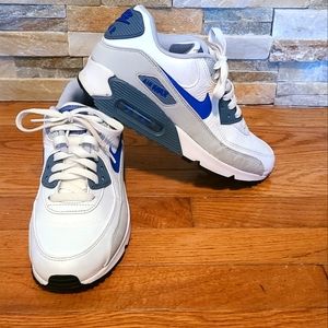 Nike 90's Air Max white, grey and blue